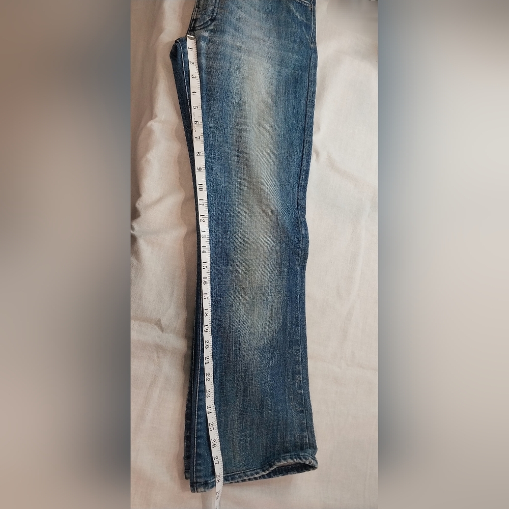 Diesel Industry Straight Leg Blue Denim Jeans Men’s Size 30x29 Distressed - Picture 13 of 16